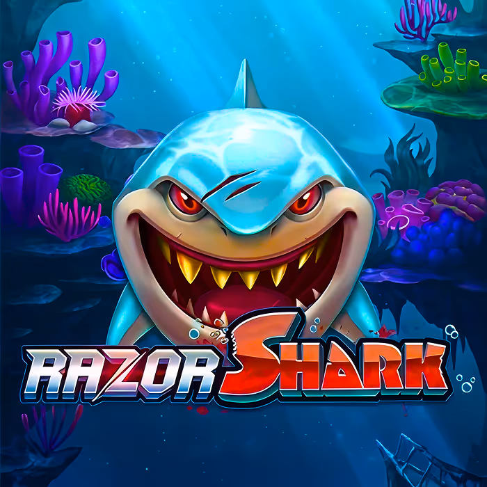 Razor Shark underwater slot known for seaweed reveals and golden sharks